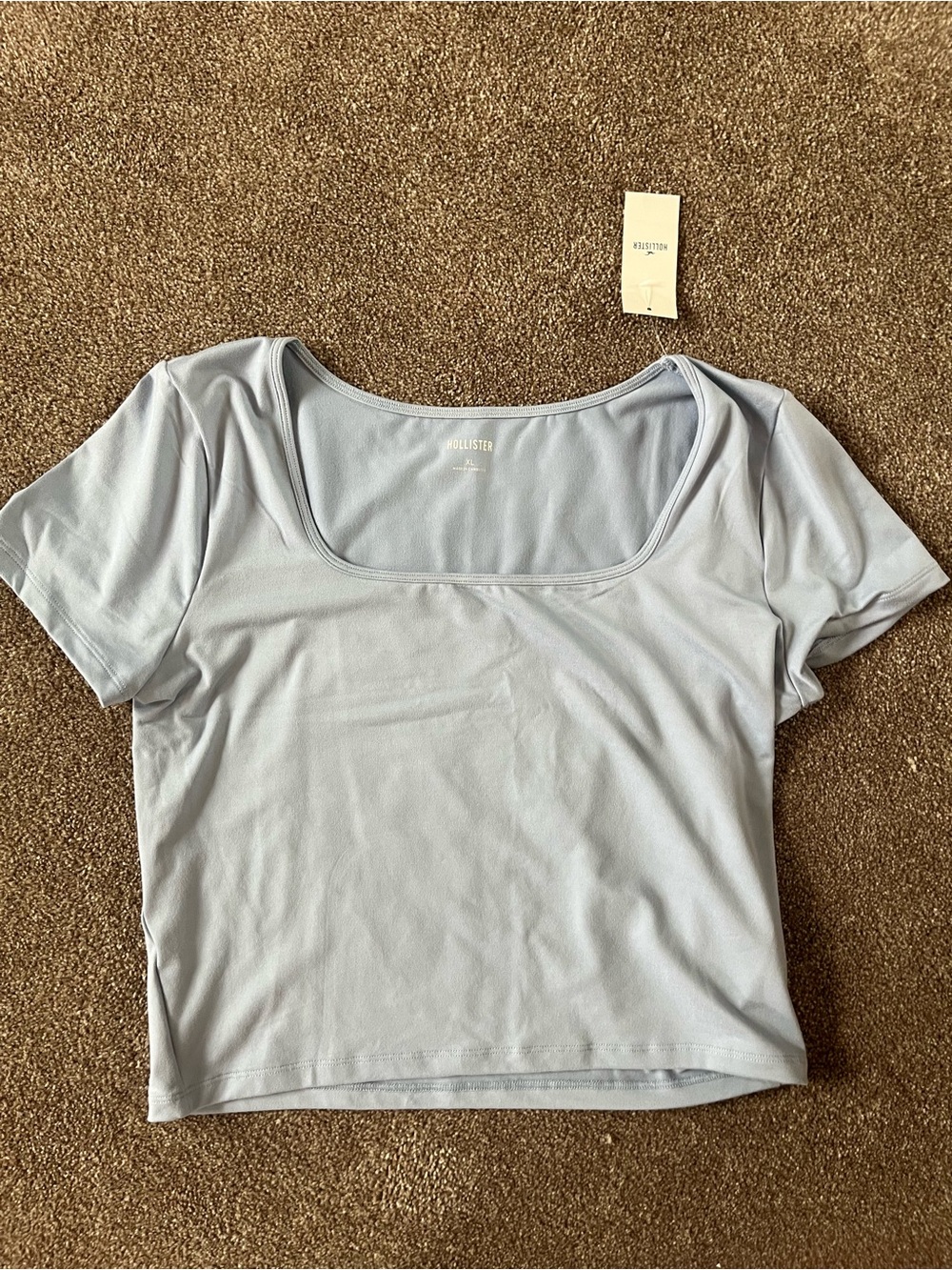 NWT Hollister Square Neck Top